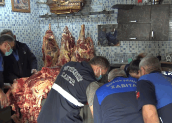 Şanlıurfa’da 1 ton bozuk et ele geçirildi