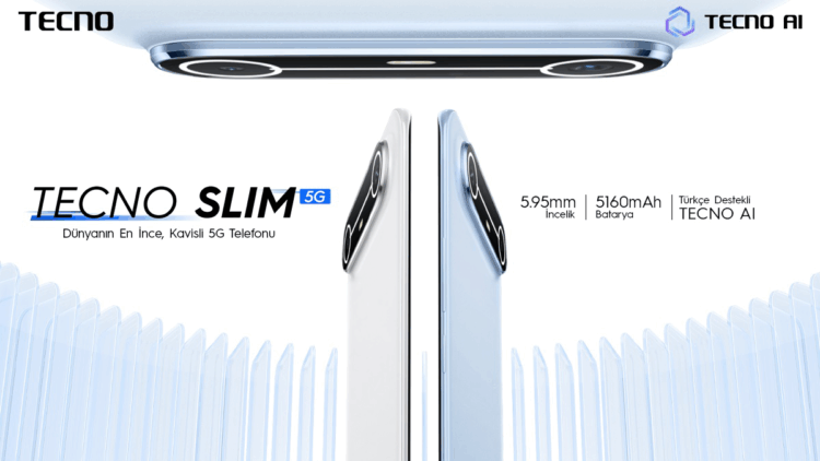 TECNO SPARK Slim 5G modeli Türkiye'de satışa sunuldu