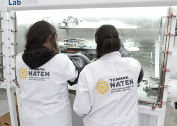 TENMAK NATEN'de cevherden uç ürüne kadar üretim çalışması