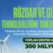 TENMAK'tan güneş ve rüzgar projelerine destek
