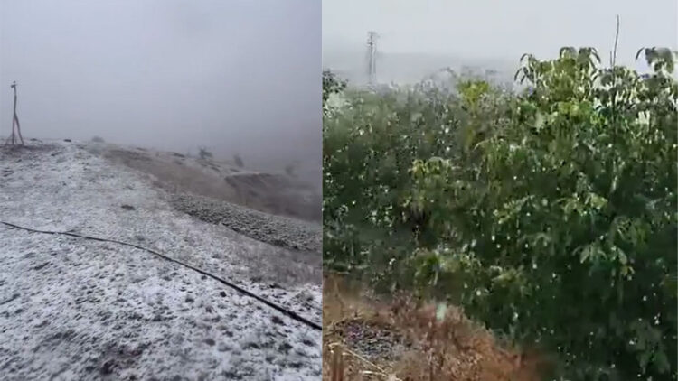 Tokat'ta yüksek kesimlere kar yağdı