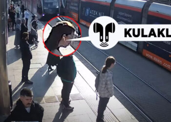Tramvayın altın kalmaktan son anda kurtuldu