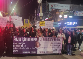 Van'da Rojin Kabaiş'in ölümü ile ilgili tepki yürüyüşü düzenlendi
