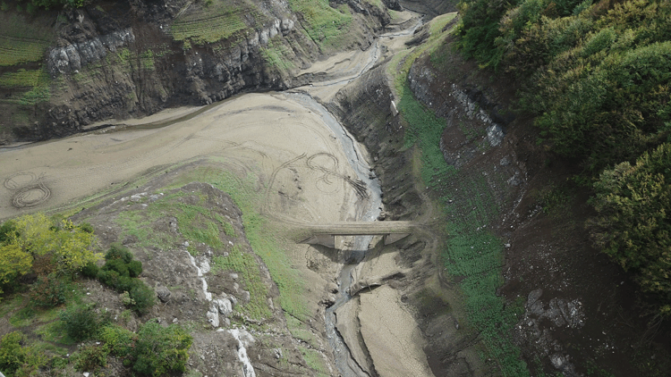 Yuvacık Barajı'nda su seviyesi yüzde 18'e geriledi