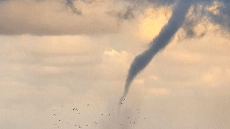 Zonguldak'ta denizde 2 hortum oluştu