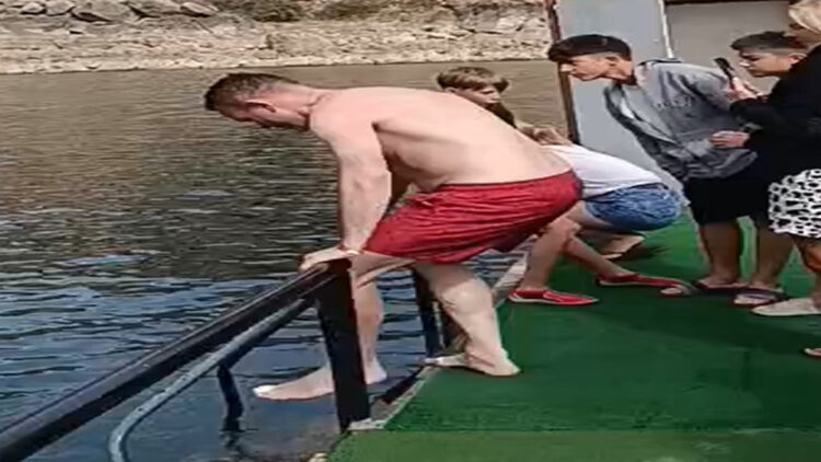 3 gündür aranan İrlandalı turistin baraj gölüne girdiği görüntüler ortaya çıktı