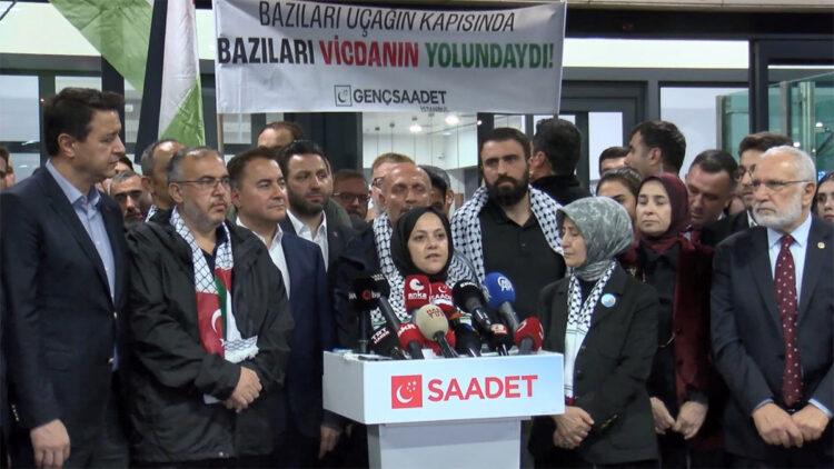 Özgürlük Filosu'nda alıkonulan 3 milletvekili İstanbul'a geldi