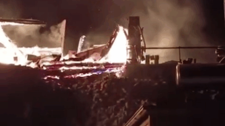 3 bin 200 rakımdaki Kırklar Mescidi yandı