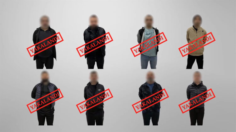 3'ü kımızı bültenle aranan 8 suçlu Gürcistan'da yakalandı