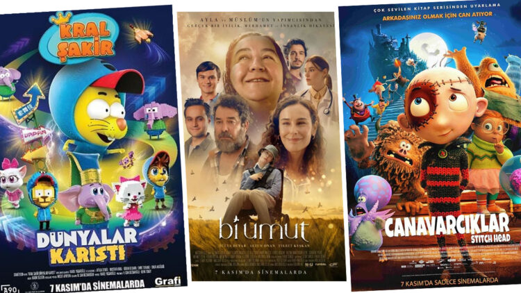 Vizyondaki filmler 7-14 Kasım 2025