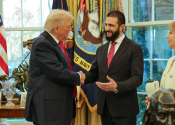 Donald Trump ile Suriye Cumhurbaşkanının görüşmesi basına kapalı gerçekleşti