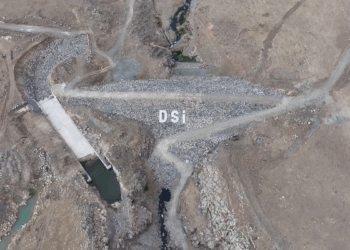 Ağrı Taşlıçay Derecek Barajı'nda su tutulmaya başladı