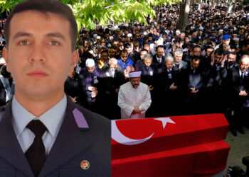 Şehit Yasir Kuyucu'nun cenazesinde gözyaşı seli