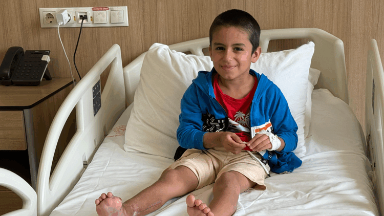 Akıma kapılan Furkan, doku nakliyle ayağa kalktı