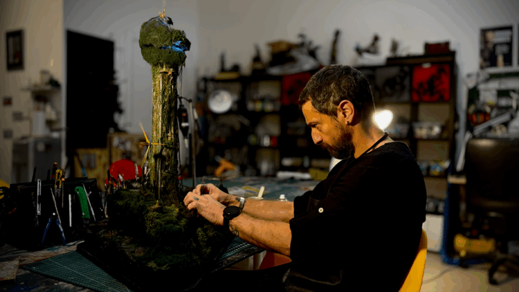 Atakule'yi dioramayla canlandırıp iklim değişikliğine dikkat çekti