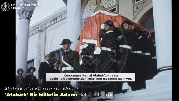 'Atatürk-Bir Milletin Adamı' belgeselinden görüntüler paylaşıldı