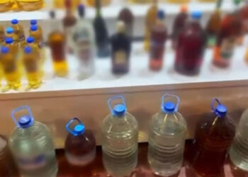 Bursa'da 227 litre sahte içki ele geçirildi