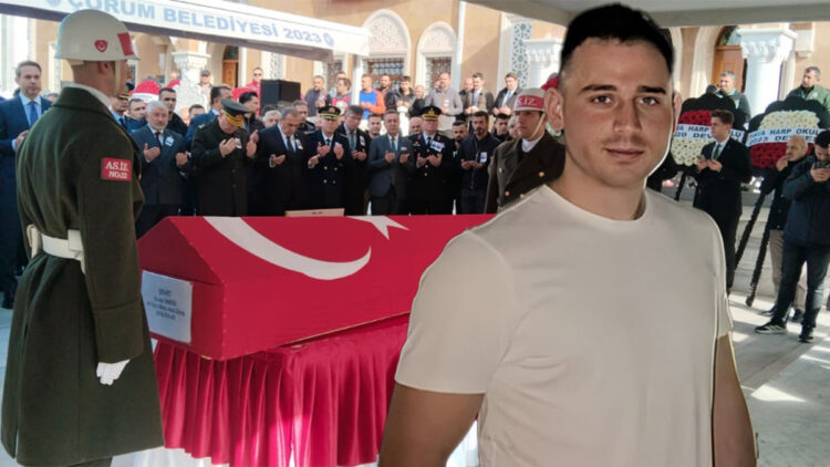 Şehit Burak İbbiği Çorum'da son yolculuğuna uğurlandı