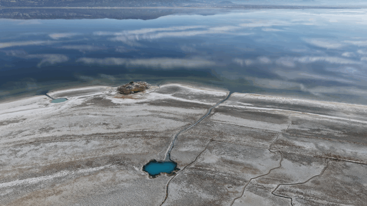 Burdur Gölü'nün gözyaşları