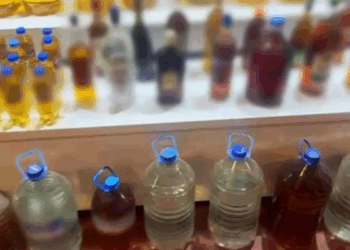 Bursa'da 227 litre sahte içki ele geçirildi