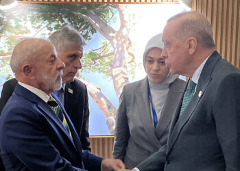 Cumhurbaşkanı Erdoğan, Brezilya Devlet Başkanı Silva ile bir araya geldi