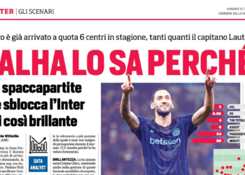 Corriere Dello Sport’tan Hakan Çalhanoğlu’na tam sayfa övgü