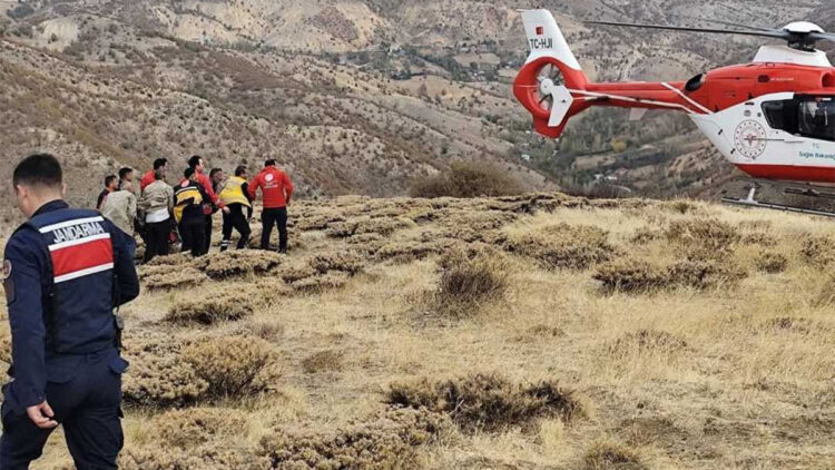 Dağa kalp krizi geçiren Yaşar Sarıbaş hastaneye kaldırıldı