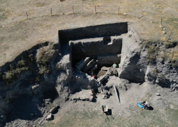 Değirmenler Höyük'te Karaz kültürüne ait hayvansal besin üretim mekanı bulundu