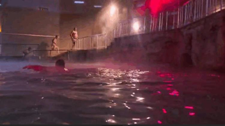 Emet Dereli Kaplıcaları soğuk havalarda şifa oluyor