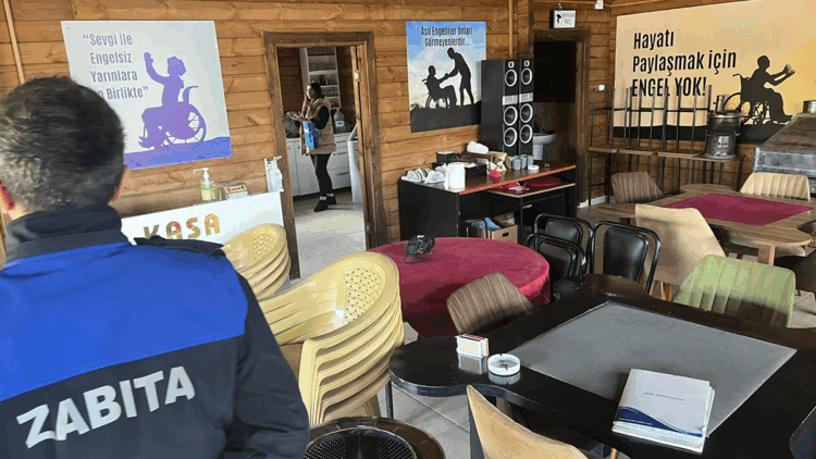 Engellilere tahsis edilen bina, okey oynandığı gerekçesiyle mühürlendi