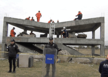 Erzincan'da deprem tatbikatı