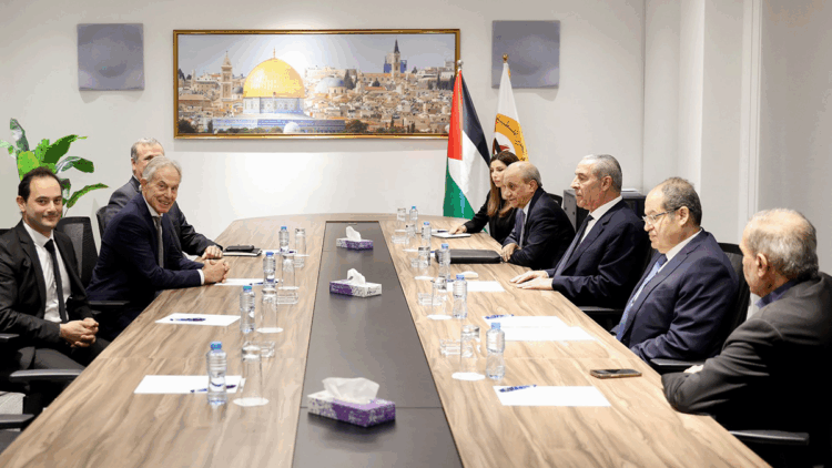 Eski İngiltere Başbakanı Tony Blair, Filistin'de