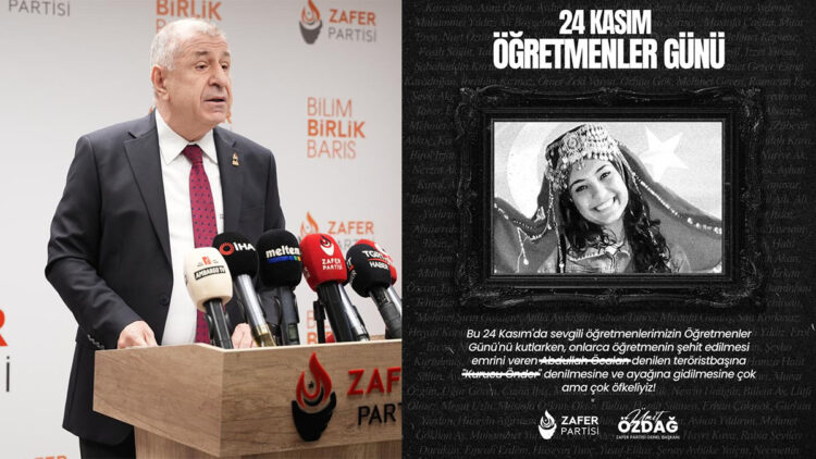 Ümit Özdağ'dan Öğretmenler Günü mesajı