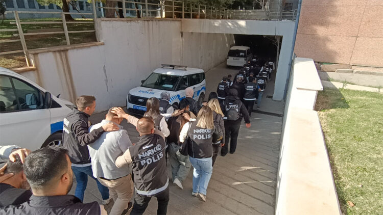 Gaziantep'te uyuşturucu operasyonunda 16 tutuklama