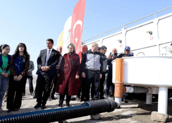 Hibe edilen 300 bin sazan balığı yavrusu, Haydar Aliyev Göleti'ne bırakıldı