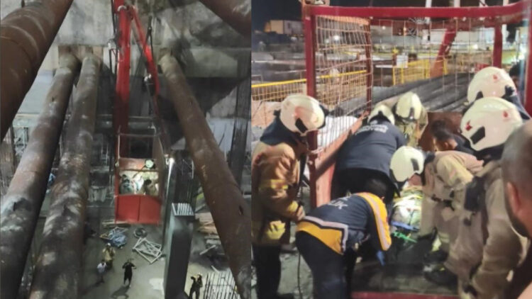 Beyoğlu'nda metro inşaatındaki kazaya ilişkin şantiye şefi ve şirket sahibine tutuklama talebi