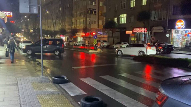 Gaziosmanpaşa'da iş yerine el yapımı patlayıcı ile saldırı