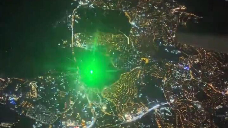 Uçaklara lazer tutanlar 164 bin 613 lira ceza ödeyecek