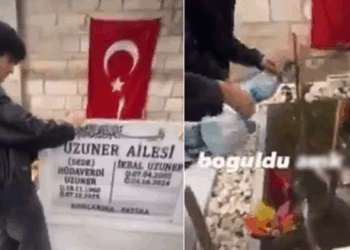 İkbal Uzuner'in mezarında infial yaratan olay! Şüpheliler gözaltında