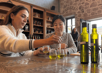 Japon şefin, Türk zeytinyağı çeşitlerinden özel karışımı