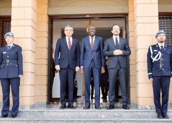 KKTC Cumhurbaşkanı Erhürman ile GKRY lideri Hristodulidis bir araya geldi