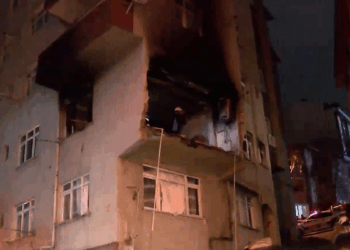 Kağıthane'de 6 katlı binada patlama: 1 yaralı