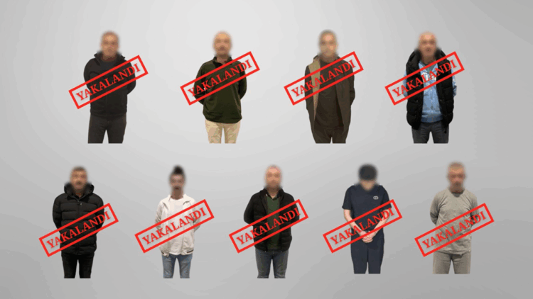 Kırmızı bültenle ve ulusal seviyede aranan 9 suçlu Türkiye'ye getirildi