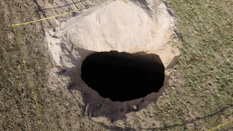 Konya'dan sonra Aksaray'da da obruk oluşmaya başladı