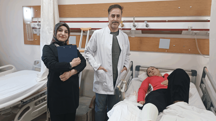 Milli karateci Aylin, aşil tendonu ameliyatıyla sağlığına kavuştu