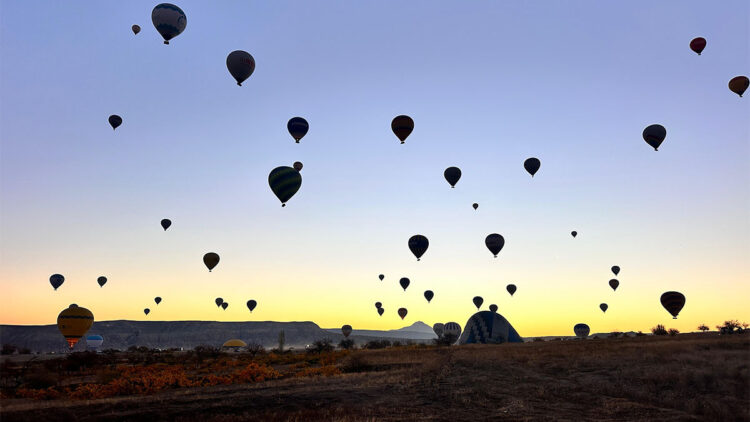 Kapadokya'da sonbahar güzelliği 