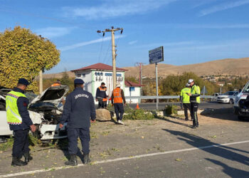 Otomobil ağaca ve elektrik direğine çarptı: 2'si ağır, 6 yaralı