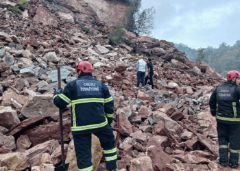 Ordu'da taş ocağı şantiyesinde göçük! Enkaz altında kalanlar var