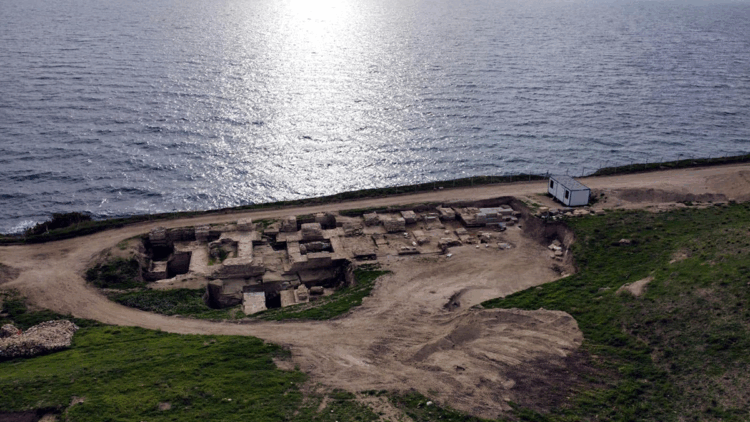 Perinthos Antik Kenti kazılarında Mola Burnu'nda yeni buluntular elde edildi