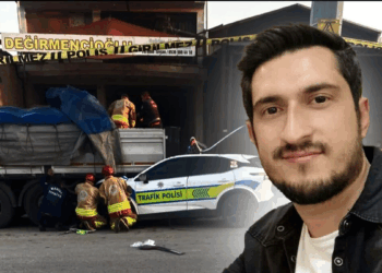 Polis aracı TIR'a çarptı: 1 şehit, 1 yaralı